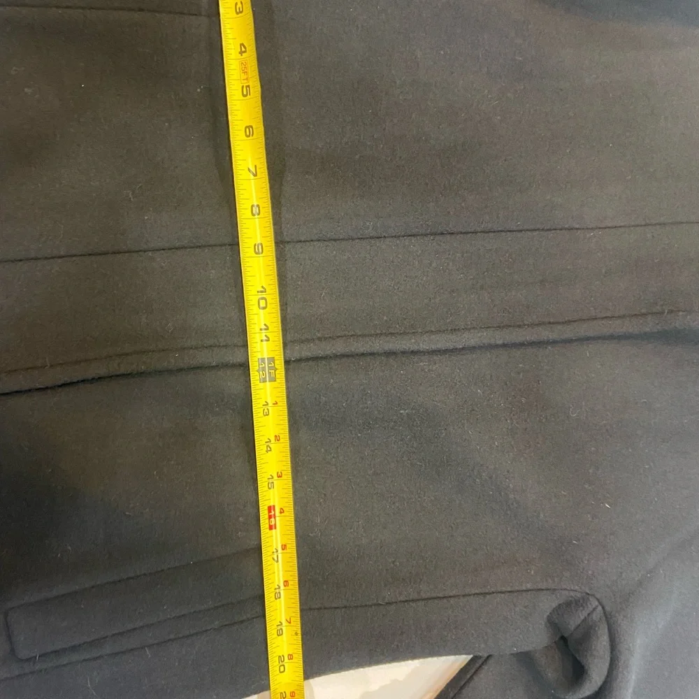 NWT JCrew Black wool blend city coat.  Size 10 sold out. - Picture 12 of 16